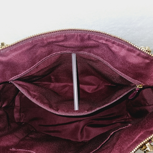 Coach AVA Dark Berry Chain Tote - Picture 10 of 13